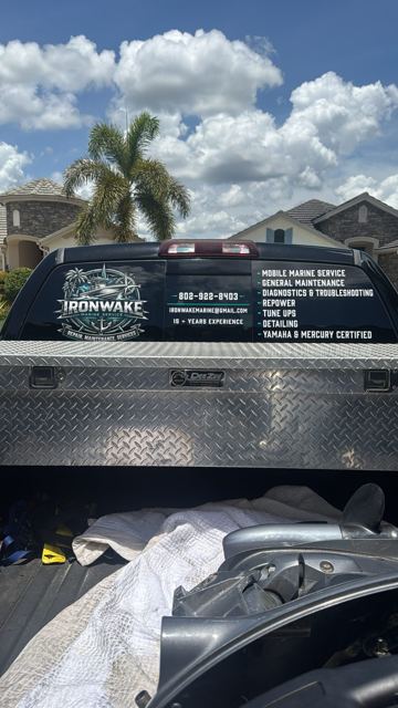 Iron Wake Marine service truck