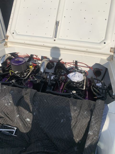 Boat and outboard service work