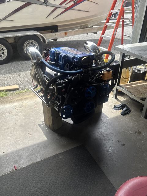 Boat and outboard service work