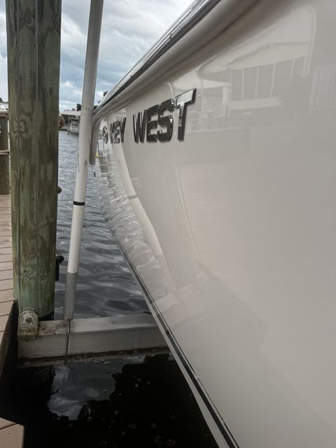 Boat and outboard service work